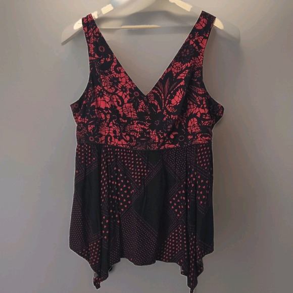 DISNEY Alice Through The Looking Glass Women's Top Sz XL Gothic Cosplay Black - Picture 1 of 10